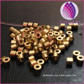 Tube brass bead chunky brass spacer beads natural brass color jewelry finding
